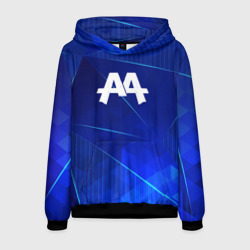 Мужская толстовка 3D Asking Alexandria blue poly