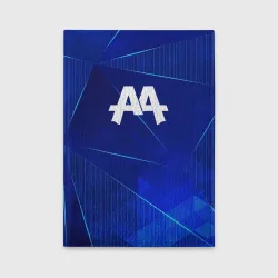 Обложка для автодокументов Asking Alexandria blue poly