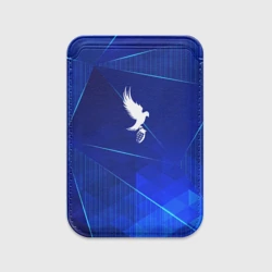 Картхолдер Magsafe магнитный Hollywood Undead blue poly