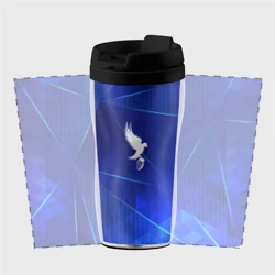 Термокружка-непроливайка Hollywood Undead blue poly - фото 2