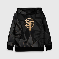 Детская толстовка 3D Sally Face golden poly