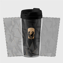 Термокружка-непроливайка David Bowie golden poly - фото 2