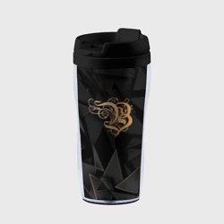 Термокружка-непроливайка Burzum golden poly