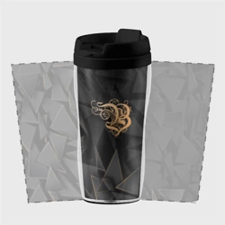 Термокружка-непроливайка Burzum golden poly - фото 2