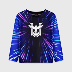 Детский лонгслив 3D Free Fire neon energy