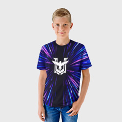 Детская футболка 3D Free Fire neon energy - фото 2