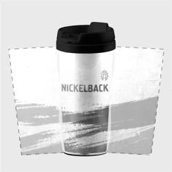 Термокружка-непроливайка Nickelback - white gradient посередине - фото 2