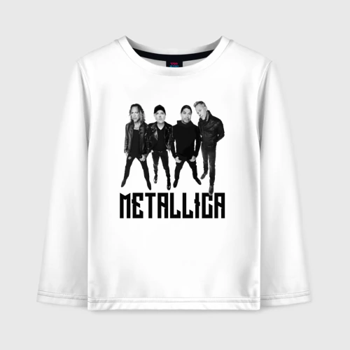 Детский лонгслив хлопок Metallica - cool guys