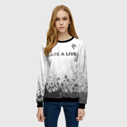Женский свитшот 3D Date A Live - white gradient посередине - фото 2