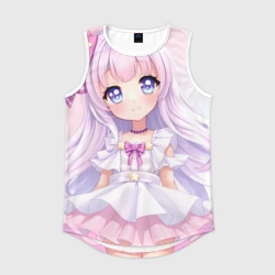 Мужская спортивная майка 3D Аниме в светлых оттенках