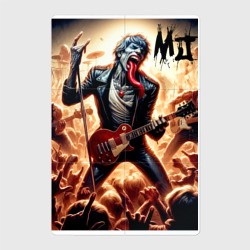 Магнитный плакат 2Х3 Mick Jagger - Rolling Stones
