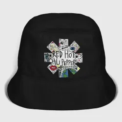 Женская панама хлопок RHCP - logo with songs