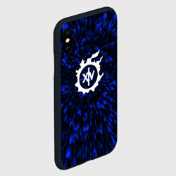 Чехол для iPhone XS Max матовый Final Fantasy blue energy - фото 2