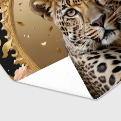 Бумага для упаковки 3D Королевский леопард - фото 2