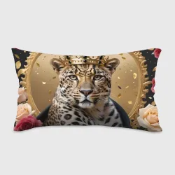 Подушка 3D антистресс Королевский леопард