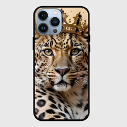 Чехол для iPhone 13 Pro Max Королевский леопард