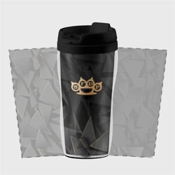 Термокружка-непроливайка Five Finger Death Punch golden poly - фото 2