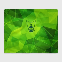Плед 3D Kuromi green poly