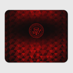 Прямоугольный коврик для мышки Ramones red poly