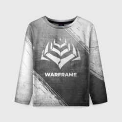 Детский лонгслив 3D Warframe - grey gradient