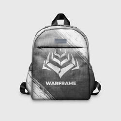 Детский рюкзак 3D Warframe - grey gradient