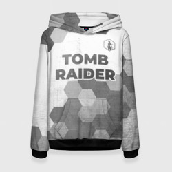 Женская толстовка 3D Tomb Raider - white gradient посередине