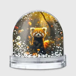 Игрушка Снежный шар Умилительная красная панда
