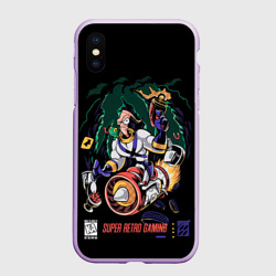Чехол для iPhone XS Max матовый Earth worm Jim - super retro gaming