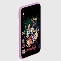 Чехол для iPhone XS Max матовый Earth worm Jim - super retro gaming - фото 2