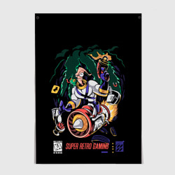 Постер Earth worm Jim - super retro gaming