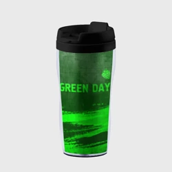 Термокружка-непроливайка Green Day - green gradient посередине