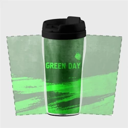 Термокружка-непроливайка Green Day - green gradient посередине - фото 2