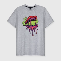 Мужская футболка хлопок Slim Magic lips