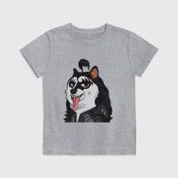 Детская футболка хлопок NFT Doge - Kiss