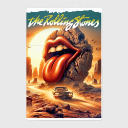 Магнитный плакат 2Х3 Rolling Stones - stylization of the logo