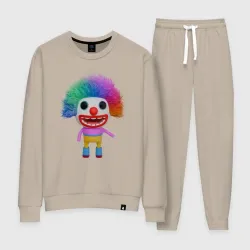 Женский костюм хлопок Cartoon clown colorful