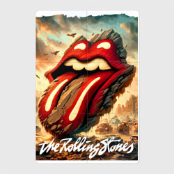 Магнитный плакат 2Х3 Rolling Stones - logo transformation