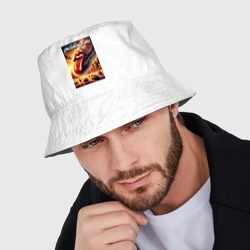 Мужская панама хлопок Logo of the Rollings Stones - фото 2