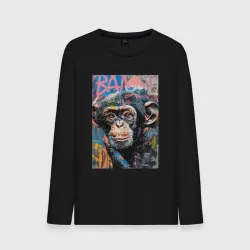 Мужской лонгслив хлопок Graffiti monkey