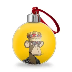 Ёлочный шар NFT ape king