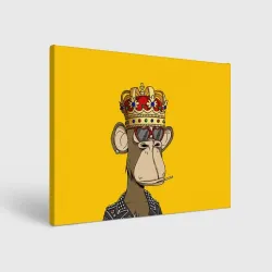 Холст прямоугольный NFT ape king