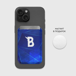 Картхолдер Magsafe магнитный Beastars blue poly - фото 2