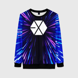 Женский свитшот 3D Exo neon energy