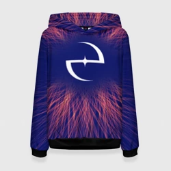 Женская толстовка 3D Evanescence red energy