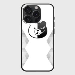 Чехол силиконовый для Apple iPhone 15 Pro Мax матовый Danganronpa white poly