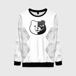 Женский свитшот 3D Danganronpa white poly