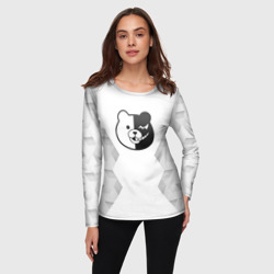 Женский лонгслив 3D Danganronpa white poly - фото 2