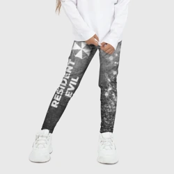 Детские леггинсы 3D Resident Evil - grey gradient по-вертикали - фото 2