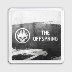 Магнит 55*55 The Offspring - grey gradient по-горизонтали