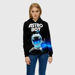 Женская толстовка 3D Astro bot - фото 2